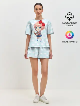 Женская пижама с шортами / Chibi Sayori