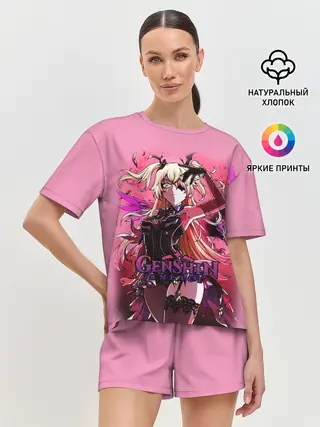 Женская пижама с шортами / ФИШЛЬ / GENSHIN IMPACT