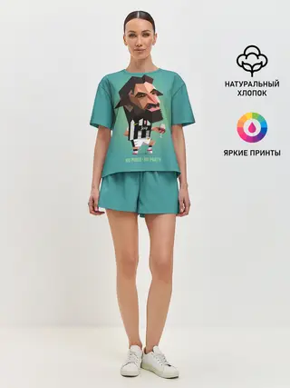 Женская пижама с шортами / Андреа Пирло