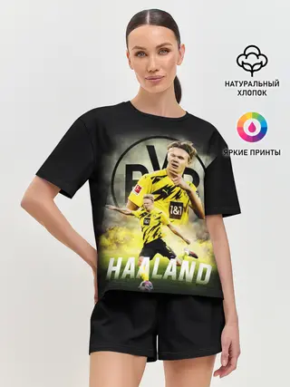 Женская пижама с шортами / ЭРЛИНГ ХОЛАНД / ERLING HAALAND