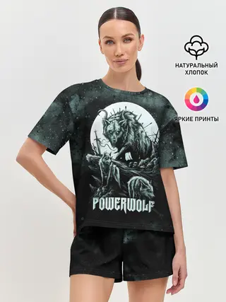 Женская пижама с шортами / Powerwolf