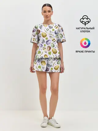 Женская пижама с шортами / Пасха