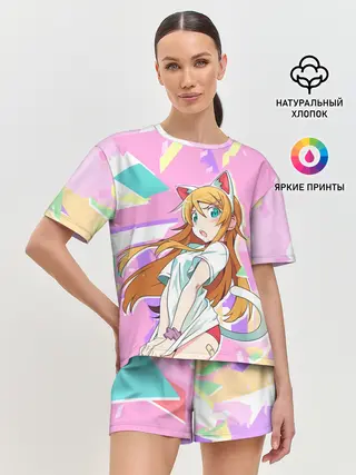 Женская пижама с шортами / Kirino Kousaka