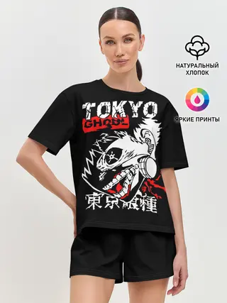 Женская пижама с шортами / Голодный Гуль