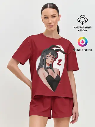 Женская пижама с шортами / Маи Love