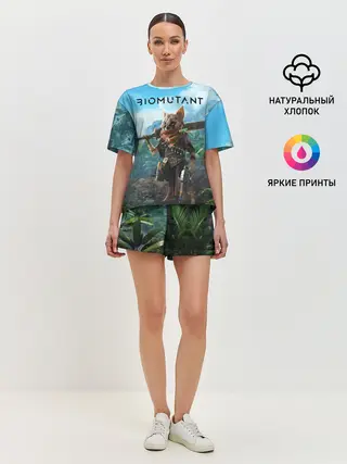 Женская пижама с шортами / Biomutant Биомутант