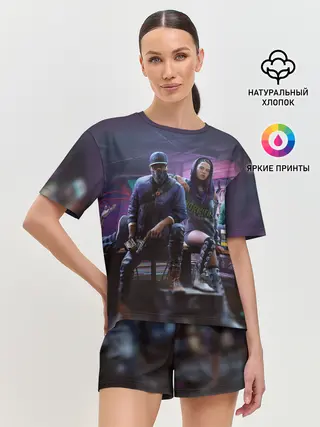 Женская пижама с шортами / Watch dogs