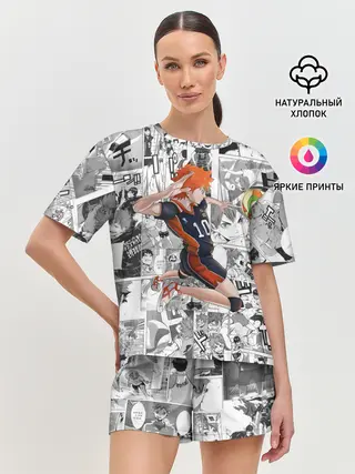 Женская пижама с шортами / Хината Се Haikyu!