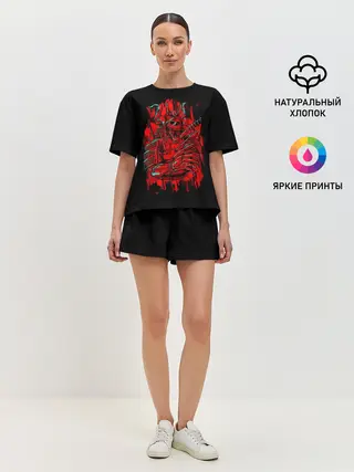 Женская пижама с шортами / Death Samurai