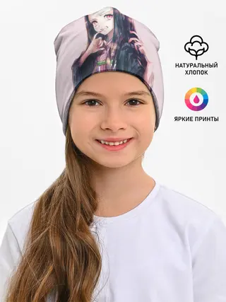 Детская шапка / Незуко зубы