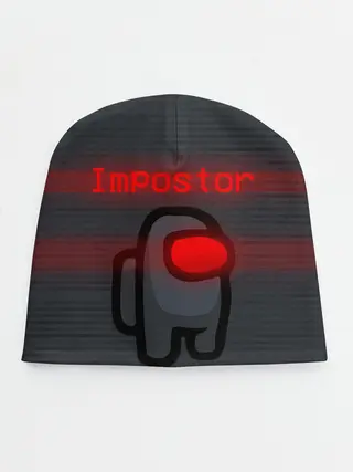 Детская шапка / AMONG US - IMPOSTOR