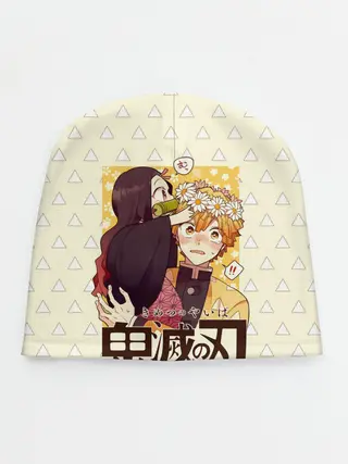 Детская шапка / Незуко и Зеницу Kimetsu no Yai