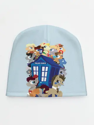 Детская шапка / My little pony x Doctor Who