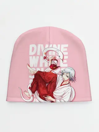 Детская шапка / Divine white snake