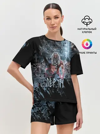 Женская пижама с шортами / Перун