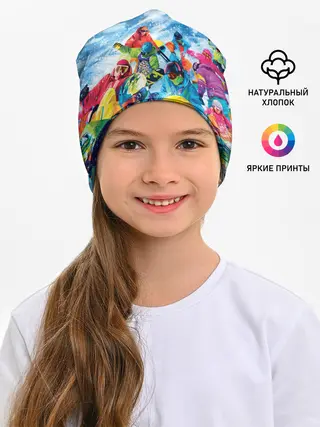 Детская шапка / Палитра сноуборд