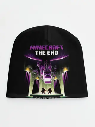 Детская шапка / Minecraft THE END
