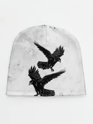 Детская шапка / Gothic crows