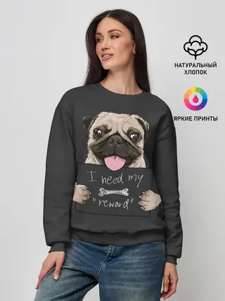 Женский свитшот / I need my “reward”