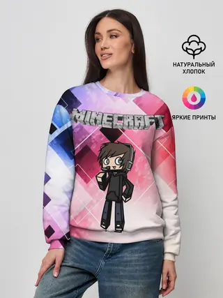 Женский свитшот / Майнкрафт