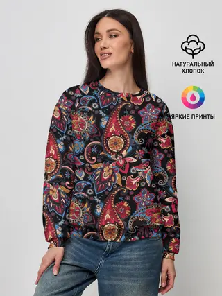 Женский свитшот / Этнический орнамент