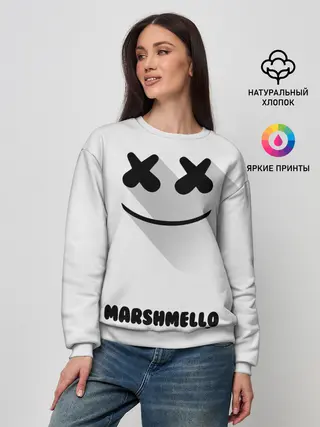 Женский свитшот / РЮКЗАК MARSHMELLO