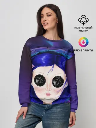 Женский свитшот / Coraline