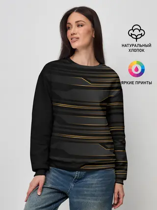 Женский свитшот / Futuristic technology lines