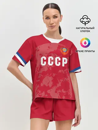 Женская пижама с шортами / СССР Retro 2020