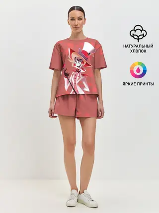 Женская пижама с шортами / Отель хазбин