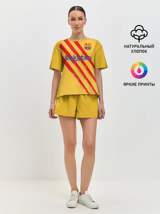 Женская пижама с шортами / Barcelona 4-th kit 19-20