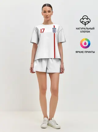 Женская пижама с шортами / Тедди Шерингем Англия Ретро