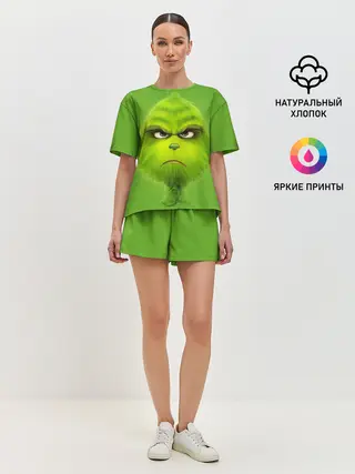 Женская пижама с шортами / The Grinch