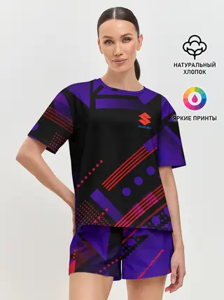 Женская пижама с шортами / Suzuki