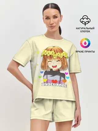 Женская пижама с шортами / UNDERTALE