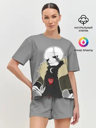 Женская пижама с шортами / UNDERTALE