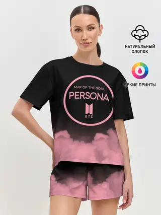 Женская пижама с шортами / BTS