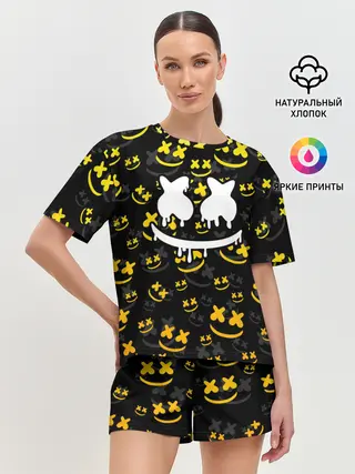 Женская пижама с шортами / MARSHMELLO