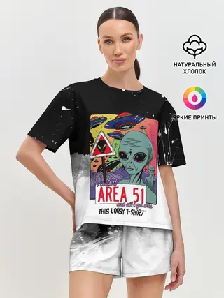 Женская пижама с шортами / Штурм зоны 51