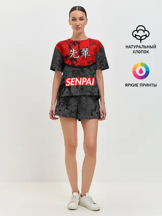 Женская пижама с шортами / SENPAI