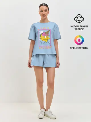 Женская пижама с шортами / I am a Unicorn