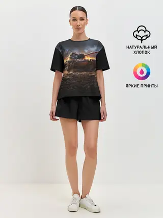 Женская пижама с шортами / ТАНК