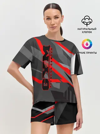 Женская пижама с шортами / GYM