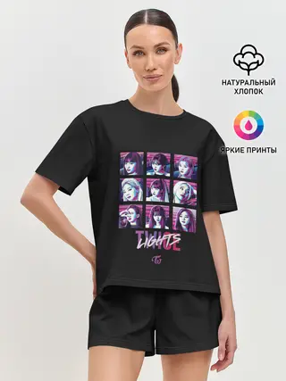 Женская пижама с шортами / TWICE