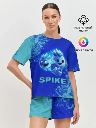 Женская пижама с шортами / Brawl Stars SPIKE