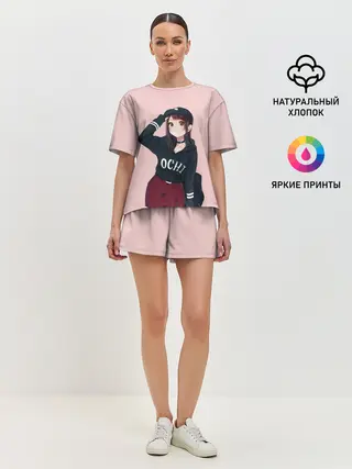 Женская пижама с шортами / Модница