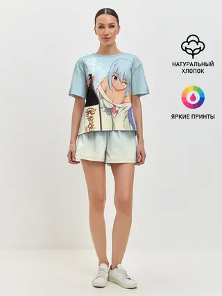 Женская пижама с шортами / KonoSuba бутылка