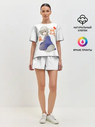Женская пижама с шортами / Очень приятно Бог