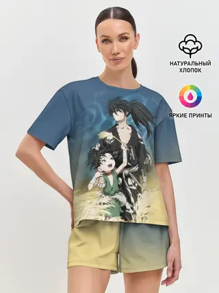Женская пижама с шортами / Дороро