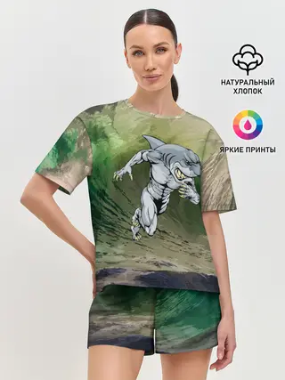 Женская пижама с шортами / Great White